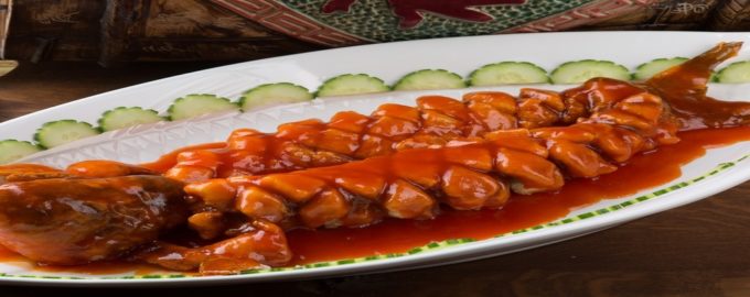 карп в кисло-сладком соусе