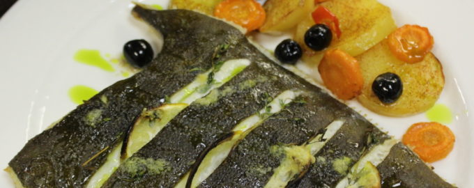 камбала с картошкой в духовке