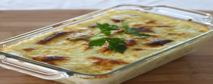 рыба под соусом бешамель