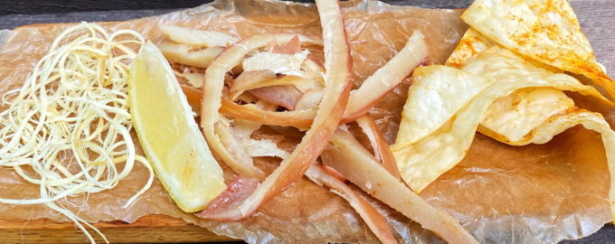 кальмар копченый