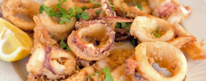 жареные кальмары