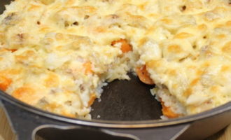 Минтай с рисом