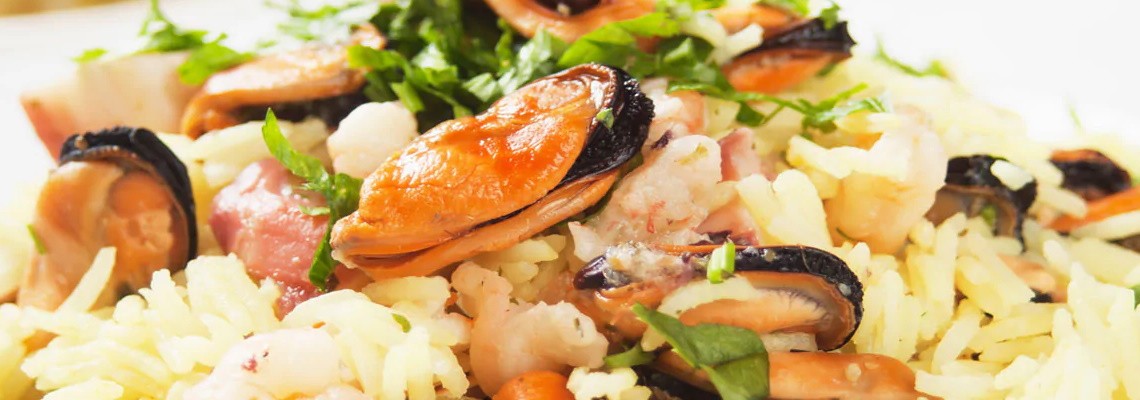 Плов с морепродуктами: рецепты приготовления